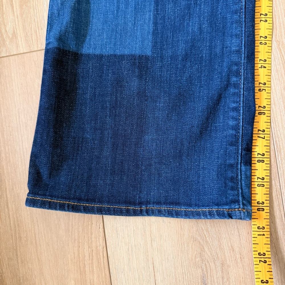 Chico's Blue Patchwork Flare Jeans - image 8